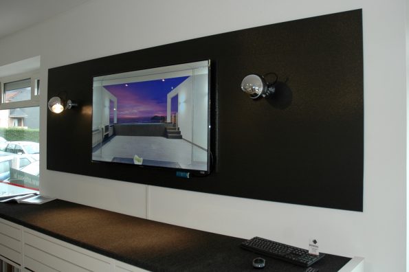 Showroom Artipose — Zone mosaïques et listels décoratifs